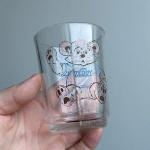 Vintage Juice Glass Zellers Zeddy Mascot